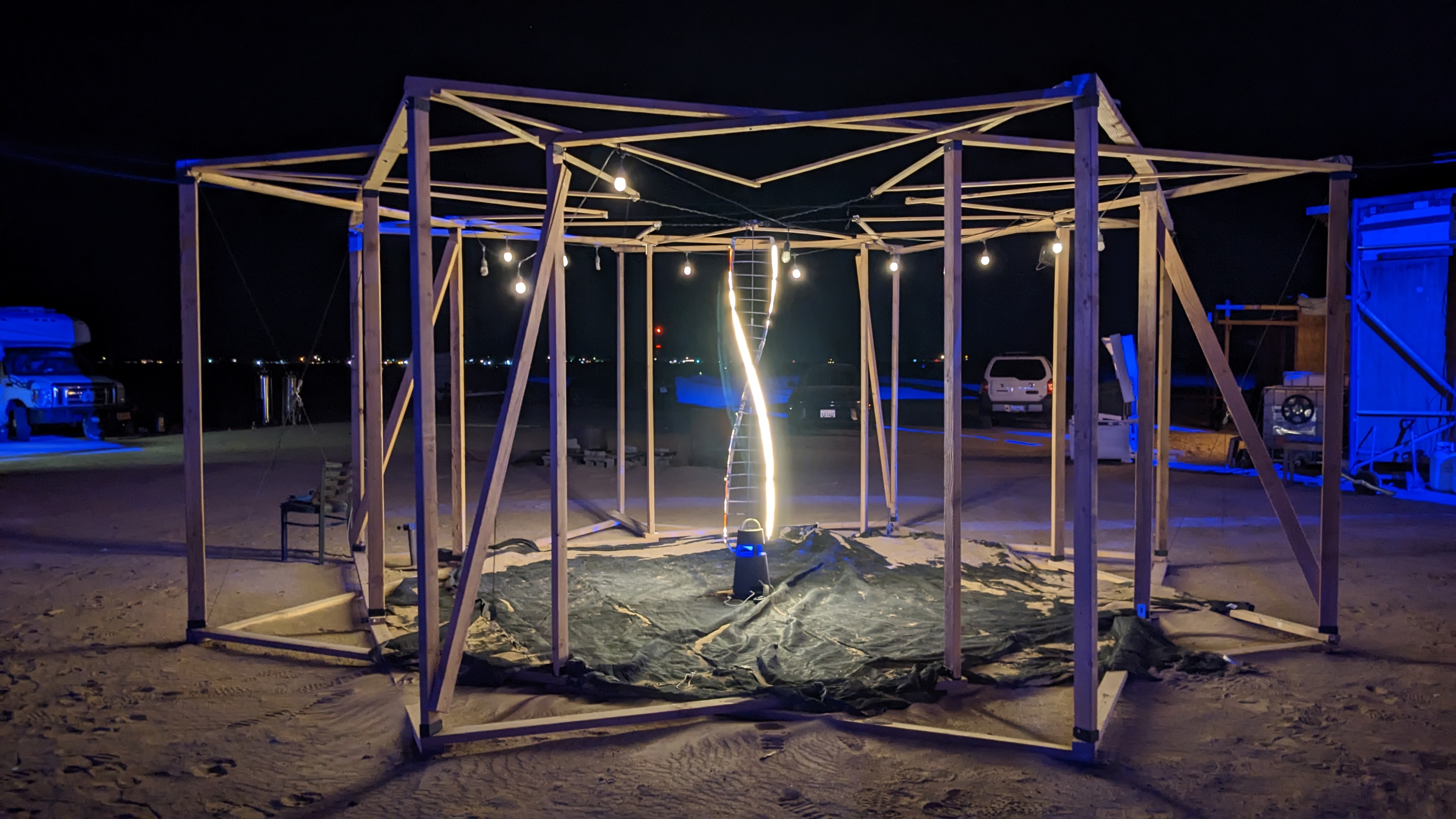 StarShade Night Installation