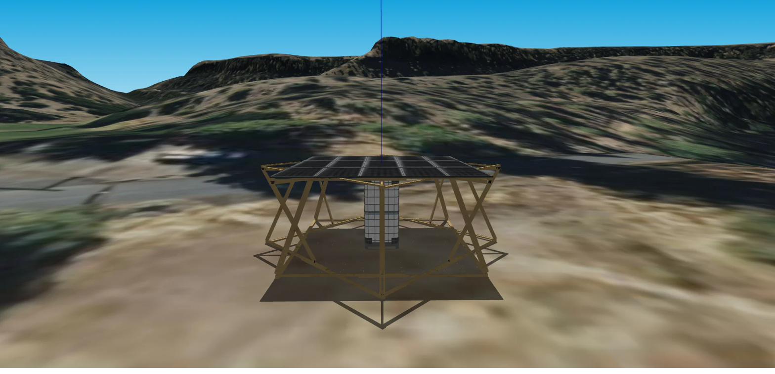 StarShade High Noon Render